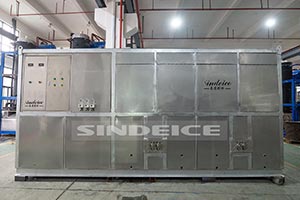 日產20噸板冰機，用于海鮮加工保鮮